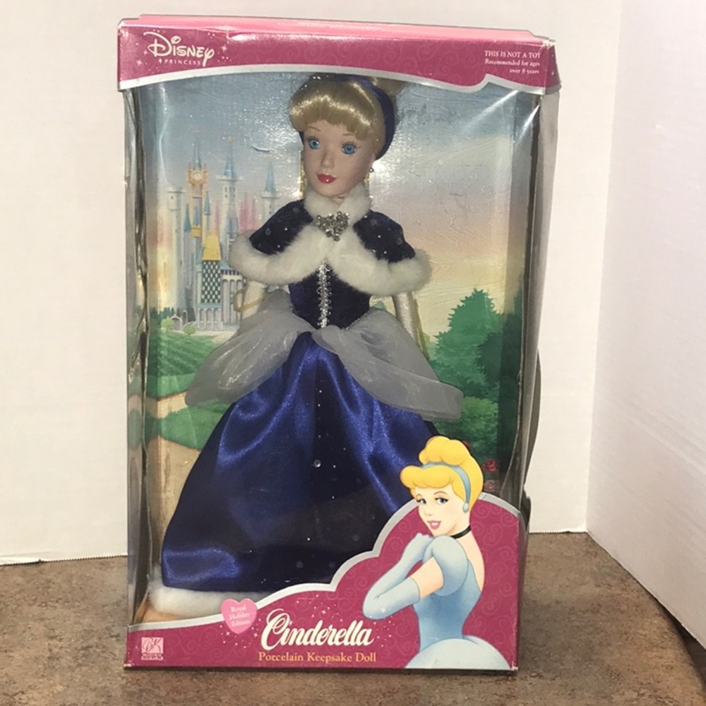 Disney Cinderella porcelain keepsake doll new in box